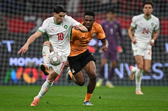 Piala Afrika 2025 - Dicuekin Real Madrid dan Timnas Spanyol, Brahim Diaz Menyala untuk Maroko